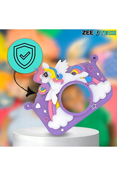 ZeeTech APARAT FOTO DIGITAL PENTRU COPII, CAMERĂ DE JUCĂRIE, JOCURI + CARD DE...