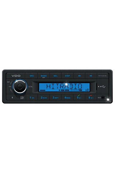 VDO TR712UB-BU 12V Radio auto retro Bluetooth AUX MP3 USB