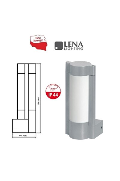 LENA LIGHTING Lampă de perete TULIP GARDEN din aluminiu argintiu