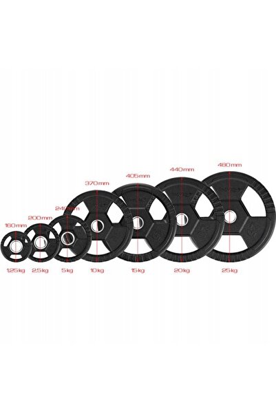 HMS Disc olimpic cauciucat pentru bară de haltere 5 kg