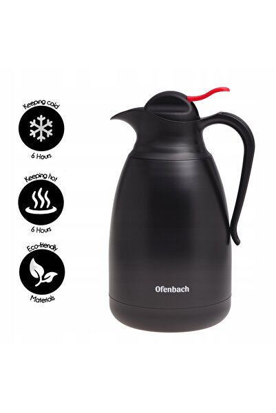 Ofenbach Termos pentru băuturi 1,5 l negru 101332