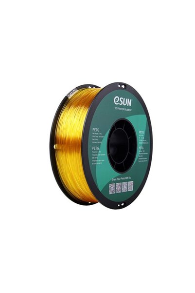 eSun Filament PETG galben pe rolă de hârtie 1.75mm