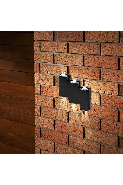 LEDtechnics Lampă de perete LED 6W 540lm pentru fațadă și grădină, de exterior