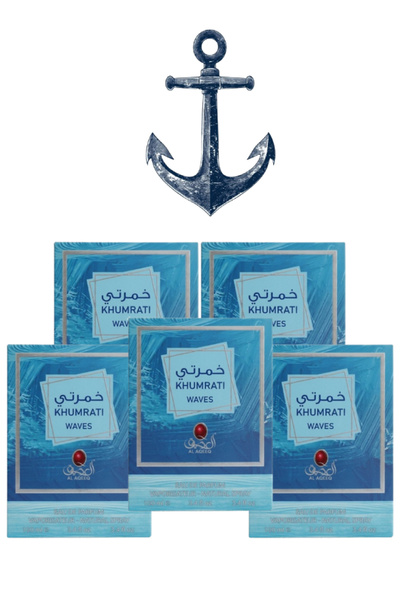 Al aqeeq 5 Pieces Khumrati Waves Perfume 100ML
