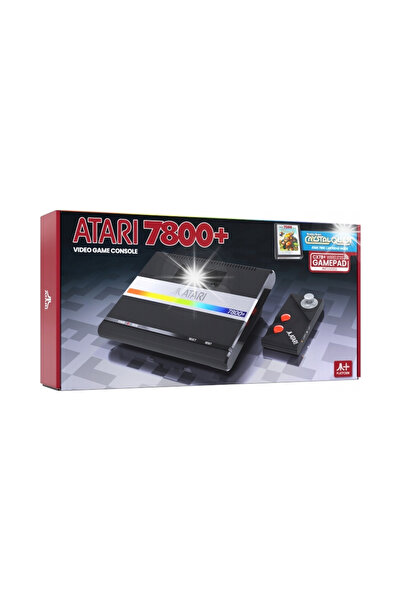 ATARI Consolă de jocuri retro 7800+ HDMI USB cu controler wireless + joc
