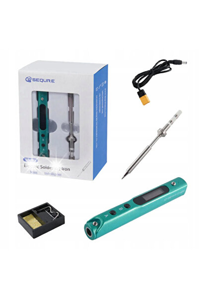 NO BRAND SEQURE SQ001 Mini fier de lipit electric portabil OLED verde TS-B2