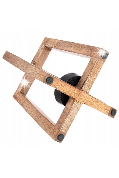 ARTEMİSPAK Lanterna din lemn, suport pentru lumânare tip tealight, sfeșnic, 2...