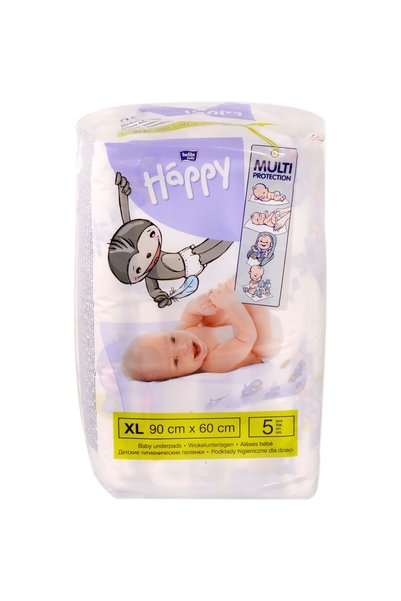 Happy Cearșaf absorbant, 90x60 cm, 5 bucăți.