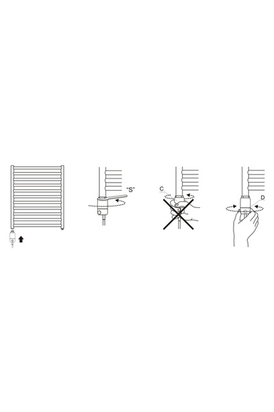 CiNily Încălzitor electric pentru GT 1200W Cromat Control temperatură