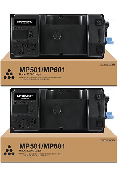Ricoh MP 501 601 TONER MUADİL SP 5300 5310 Printer, 25,000 Pages High Yield, 2-Pack YADE BİLİŞİM