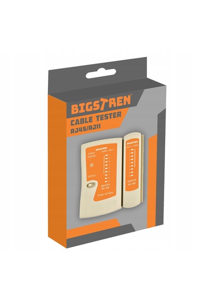 Bigstren Tester de cabluri RJ45/RJ11 22166