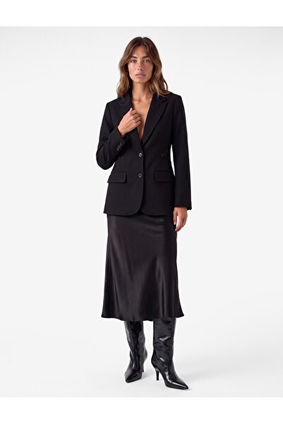 Koton Women's Jacket 7Wak50013Ew Black