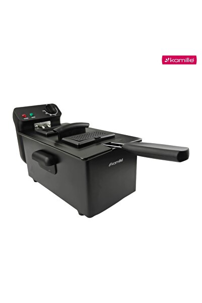 Kamille FRITEUZĂ 2000 W, 3 L – PENTRU PRĂJIREA PEȘTELUI, CARTOFILOR PRĂJIȚI Ș...
