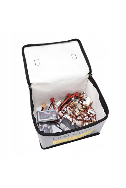 NO BRAND Sac de protecție pentru baterii Lipo Safe 215x145x165mm Avifly Silver