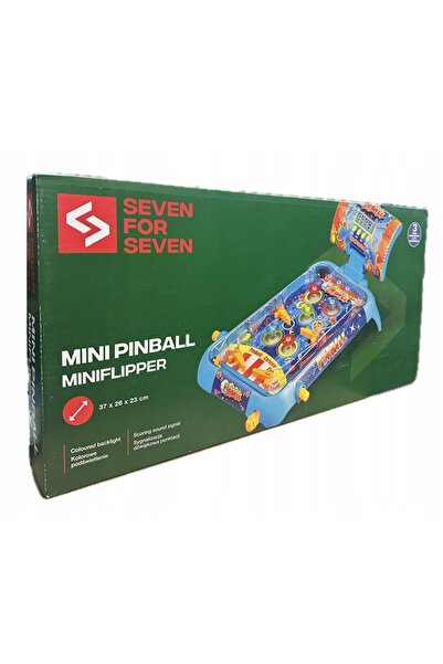 Seven pentru Mini Pinball Mini Flipper 37 x 26 x 23 cm Albastru