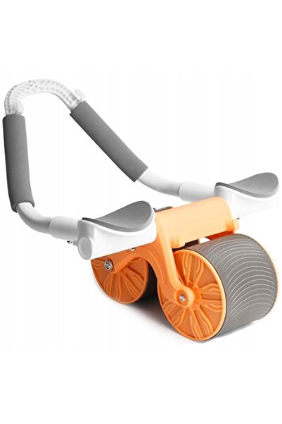 NO BRAND Rolă pentru exerciții abdominale cu revenire automată, cu mâner