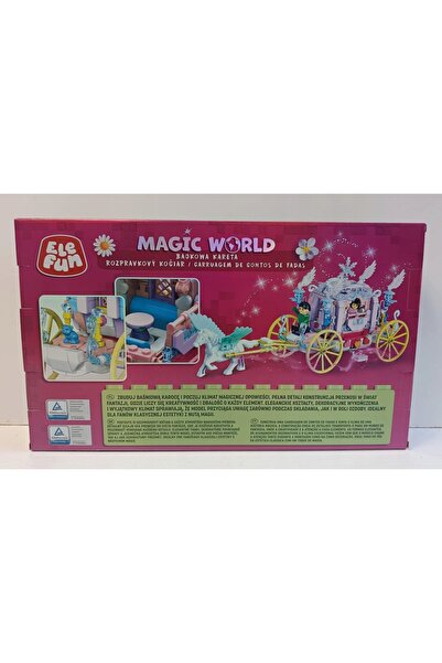 ELEFUN Set de construcție Mașinuță Zână 577 ELEMENTE