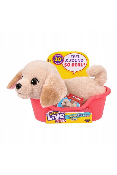 Moose Toys Little Live Pets Cățelușul meu adevărat Mini Buddy Piesek labrador