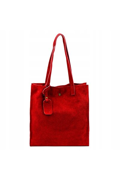 Vera Pelle Geantă de mână din piele de căprioară, tip sac, pentru femei, form...