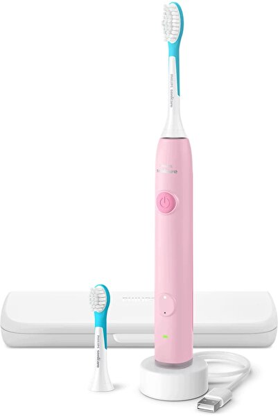 Philips Periuță de dinți inteligentă Sonicare pentru copii HX6600/41 Roz