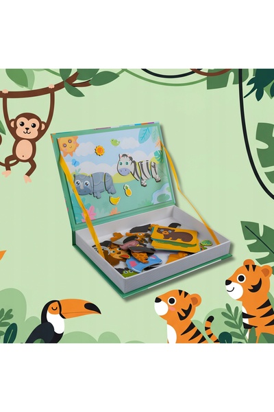 AAA Blocuri magnetice Animale africane Puzzle educativ 3+ Puzzle