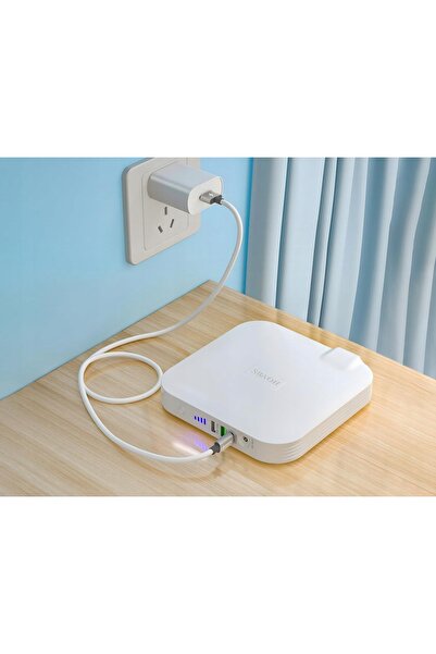 NO BRAND Stație de alimentare SBAOH 65 Wh, cu ieșiri AC, DC, USB, generator p...