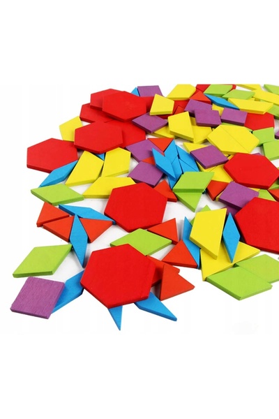 KRUZZEL Puzzle educativ cu figuri geometrice