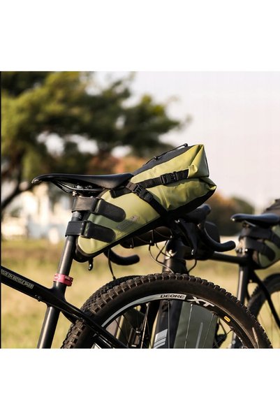 Rhinowalk Geantă de șa pentru bicicletă, impermeabilă, 10L