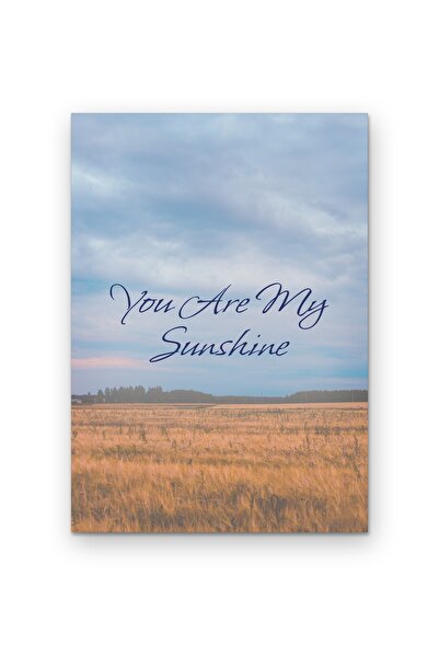 OEM Poster Cardboard 250g A4 You Are My Sunshine, Wall Decor, Emotional Gift, A4