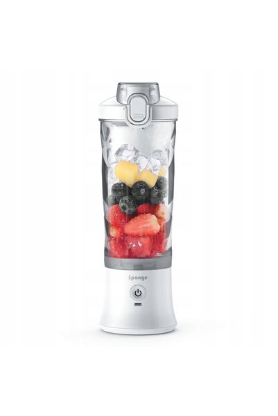 NO BRAND Blender fără fir Sponge Blend 150W 12 LED Alb