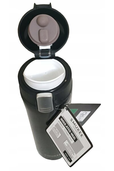 MPM Cană termică SMUKEE 0,45 l Termos Negru