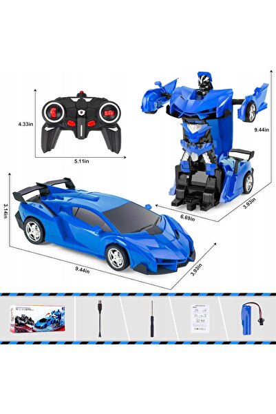NO BRAND ROBOT 2 în 1 AUTO CU TELECOMANDĂ