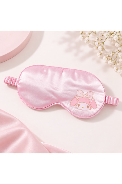 Pembe Saten Göz Bandı