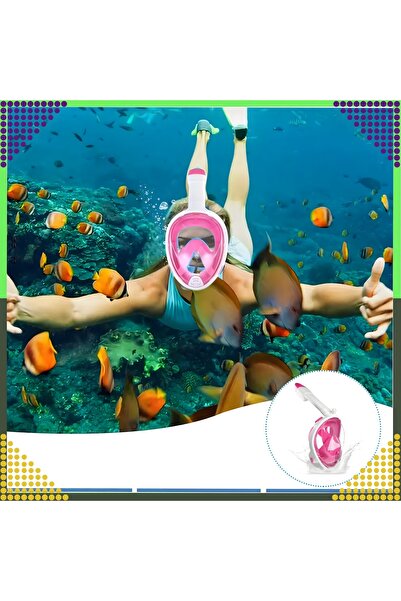 NO BRAND Mască integrală de apă pentru scufundări, înot și snorkeling, pentru...