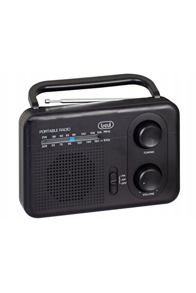 Trevi Radio AM/FM mic, radio de bucătărie, portabil, alimentat cu baterii/cur...