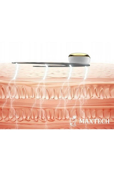 MaxTech Aparat de masaj pentru zona ochilor, fără fir, cu plasturi de masaj c...