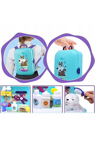 NO BRAND Rucsac Mascotă Salon de Înfrumusețare Animale de Companie Kit de Toa...