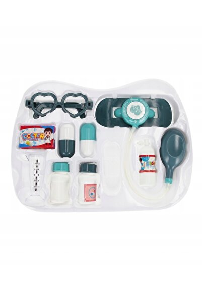 Swede SET MEDICAL MOBIL, TRUSA DE DOCTOR ÎN CUTIE, STETOSCOP, LUMINI, SUNET