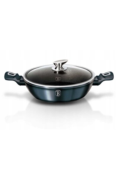 NO BRAND BH-6794 - Oală din granit joasă 28 cm 3.8 l Berlinger Haus Aquamarin...