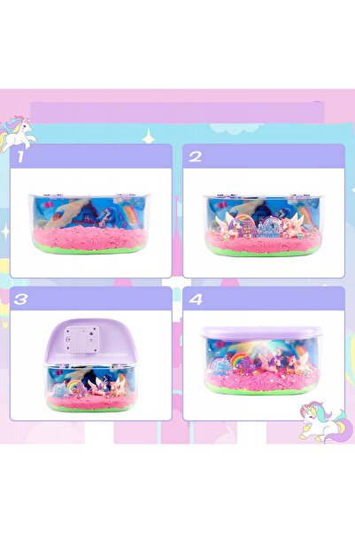 NO BRAND Lampă de veghe Unicorn pentru fete, Kit de creație DIY pentru copii,...