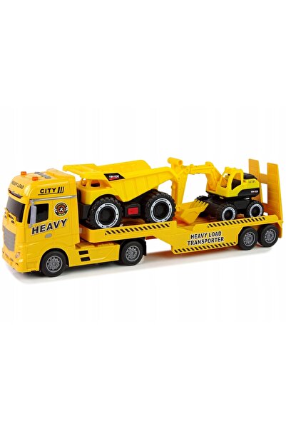 ELEFUN AUTA Excavator Basculantă vehicul cu lumini și sunete transportor de v...