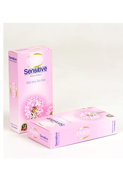 Enjoy Sensitive Condoms 2 Pack - 12 Pieces Each