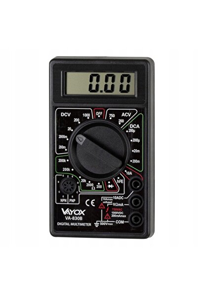 NO BRAND Multimetru digital LCD portabil universal cu funcții de ampermetru ș...