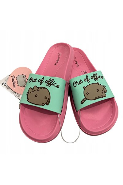 NO BRAND Șlapi Pusheen 39 pisică roz și turcoaz