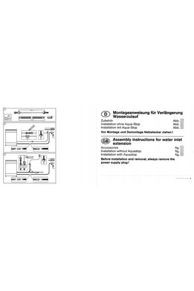 Bosch Furtun prelungitor de admisie pentru mașina de spălat vase, 2M