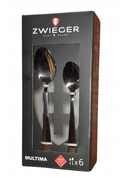 ZWIEGER Set cadou Multima cu 6 lingurițe de cafea și 6 lingurițe de ceai