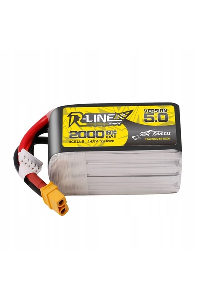 TATTU Acumulator LiPo R-Line Versiunea 5.0 2000mAh 14.8V 150C 4S1P (XT60U-F)