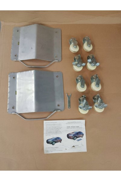 3K Role de transport auto 30x38 cm, 2 bucăți, 500 kg, pentru garaj