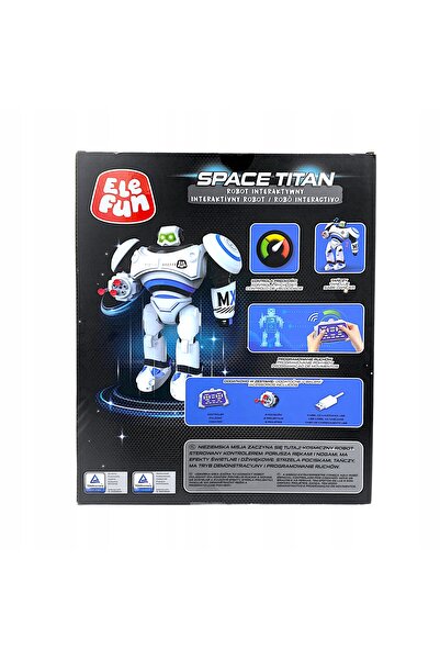 ELEFUN 2025 Robot Interactiv Titanei Spațiale cu Lumină, Sunet și Programare