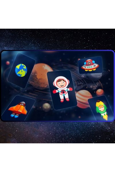 AAA Blocuri magnetice spațiale, jucărie educativă, carte de joc 3+, puzzle
